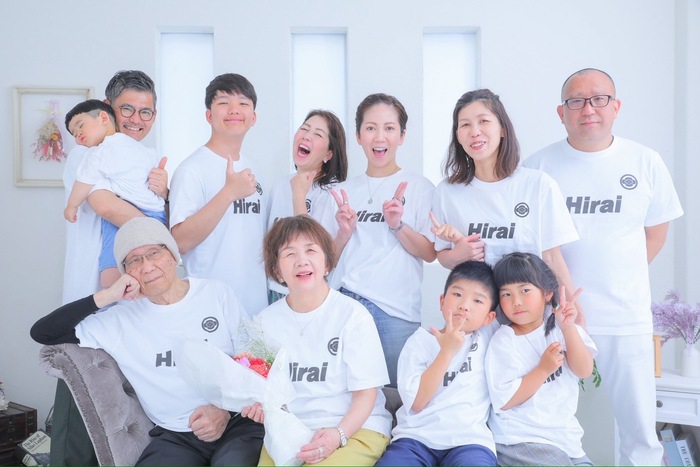 家族の集合写真